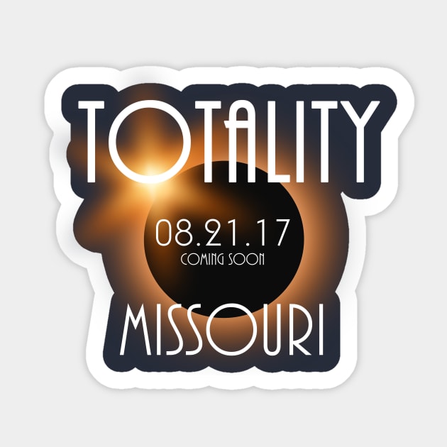 Total Eclipse Shirt - Totality MISSOURI Tshirt, USA Total Solar Eclipse T-Shirt August 21 2017 Eclipse T-Shirt T-Shirt Sticker by BlueTshirtCo